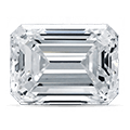 Diamante em forma de esmeralda